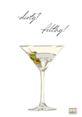filthy martini