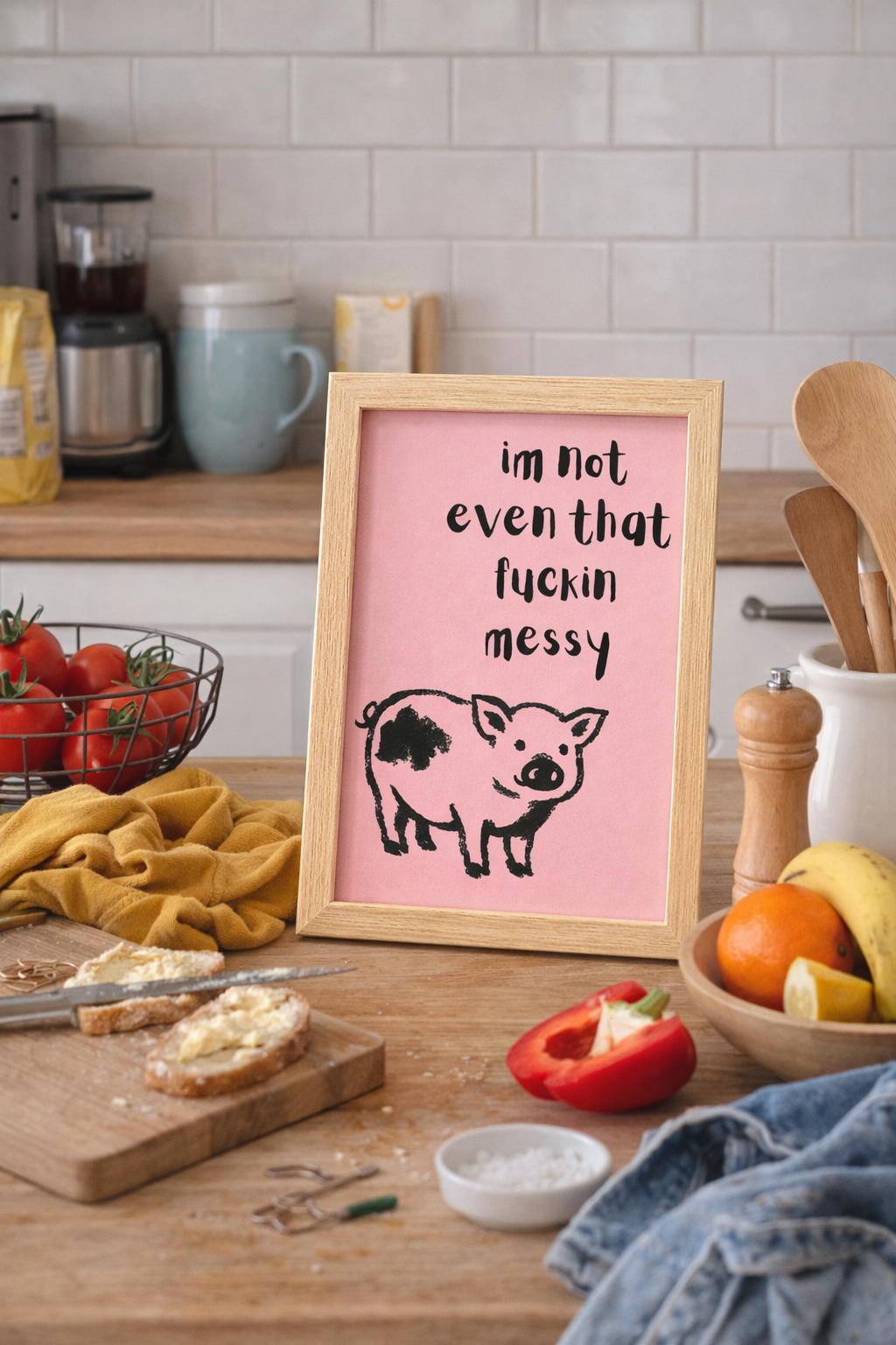messy pig